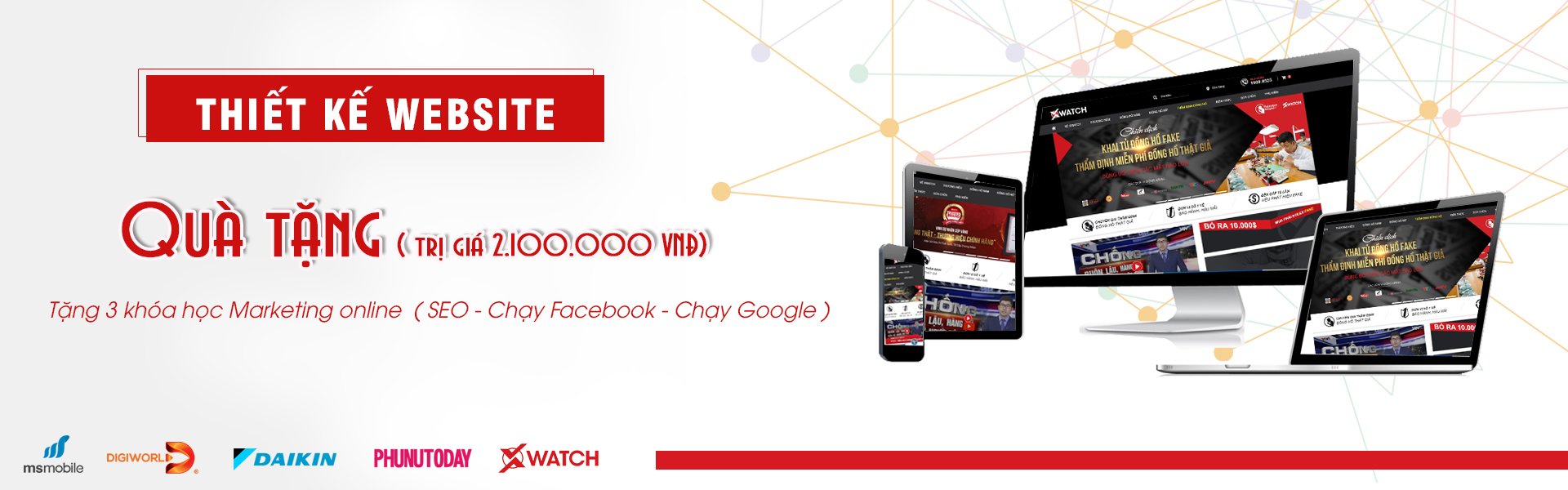 Tặng 3 khóa học online